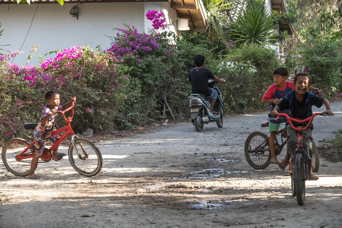 1-Day Gili Air Island Walking Route Map & Guide