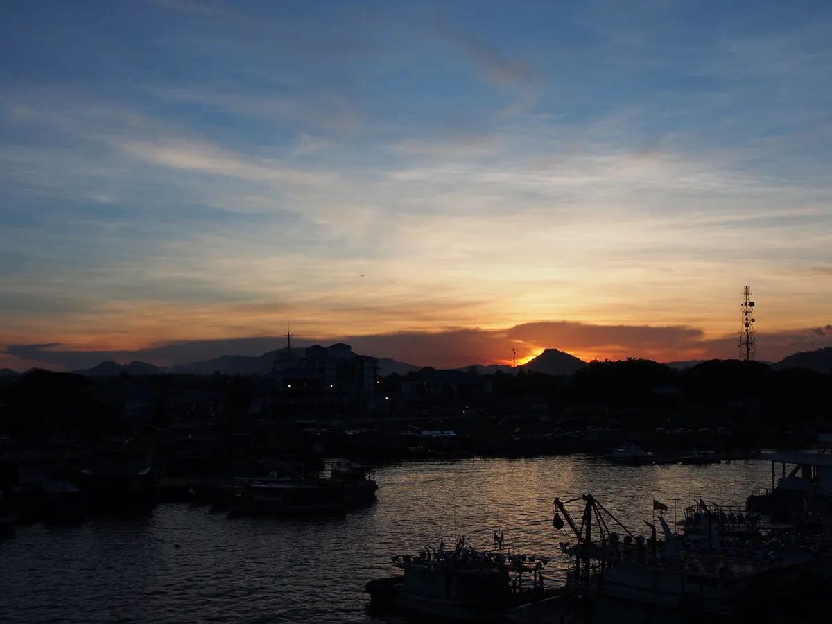 1-Day Semporna Town Center Walking Route Map Guide