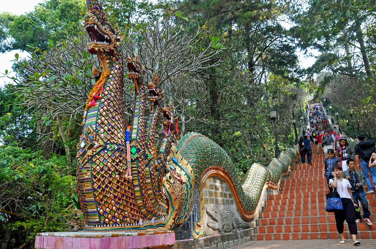 1-Day Old City Chiang Mai Walking Tour Route